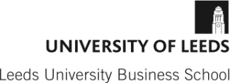 Leeds university business school logo