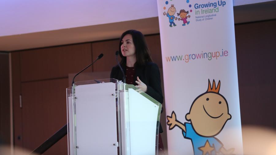 Anne Nolan speaking at a conference