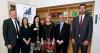 Pete Lunn, Deirdre Robertson, Anne Nolan, Regina Doherty, TD, Minister for Employment Affairs and Social Protection, Alan Barrett and Paul Redmond pictured ahead of the "Pensions and Retirement" conference held on 29 May. 