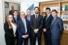 Rachel Slaymaker and Matthew Allen-Coghlan (ESRI), Alan Barrett (ESRI Director), Eoin Corrigan (Department of Housing, Planning and Local Government), Eoghan Murphy (TD), Kieran McQuinn and Conor O’Toole (ESRI)