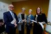 Alan Barrett (ESRI Director), Katherine Zappone (TD, Minister for Children and Youth Affairs), Dorothy Watson and Emer Smyth (ESRI) at the launch of four new Growing Up in Ireland reports on 21 November 2019.