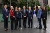 (L-R) Kieran McQuinn, Simona Sándorová, Claire Keane, Helen Russell,  Minister Paschal Donohoe TD, Sean O'Driscoll, Karina Doorley,  Cathal O’Donoghue and Lea Hauser at the ESRI's Budget Perspectives 2025. 