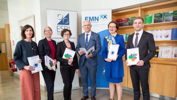 Minister David Stanton at an event in the ESRI called Migrant integration: policy and place 26 June 2019