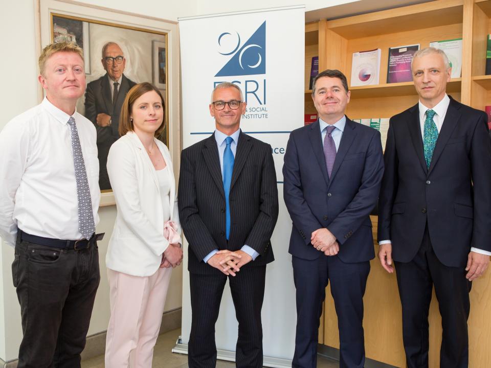 Minister Donohoe with ESRI Staff