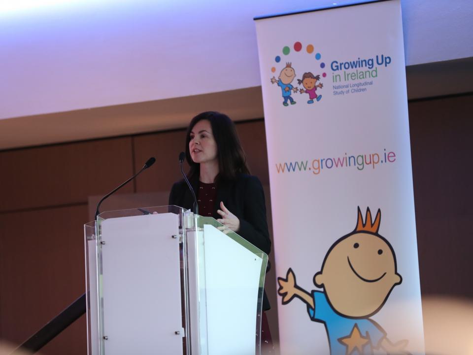 Anne Nolan speaking at a conference