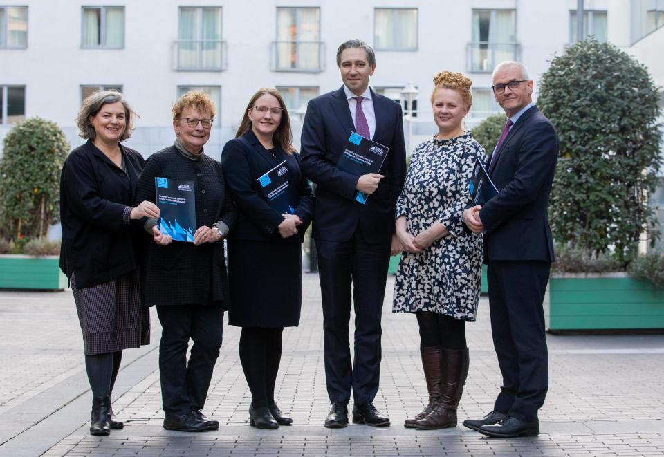 Minister Harris with ESRI Staff and Stakeholders