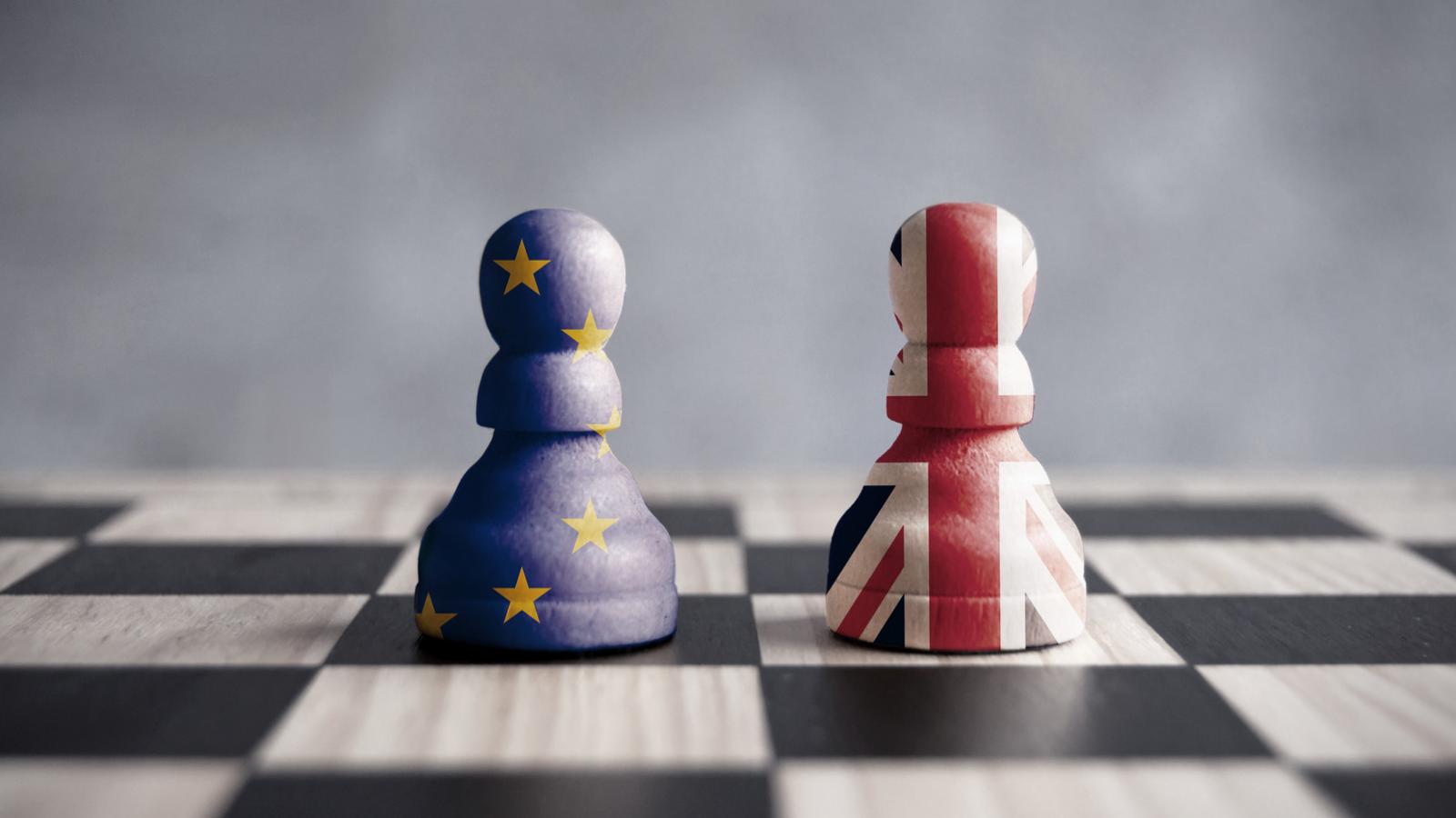 Brexit chess pieces
