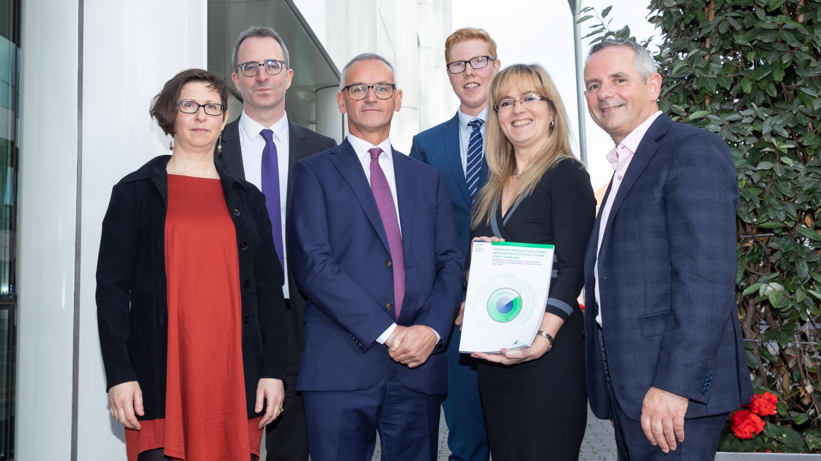 Group photo at the Health and social care supply and resource allocation planning in Ireland conference on 24 September 2019